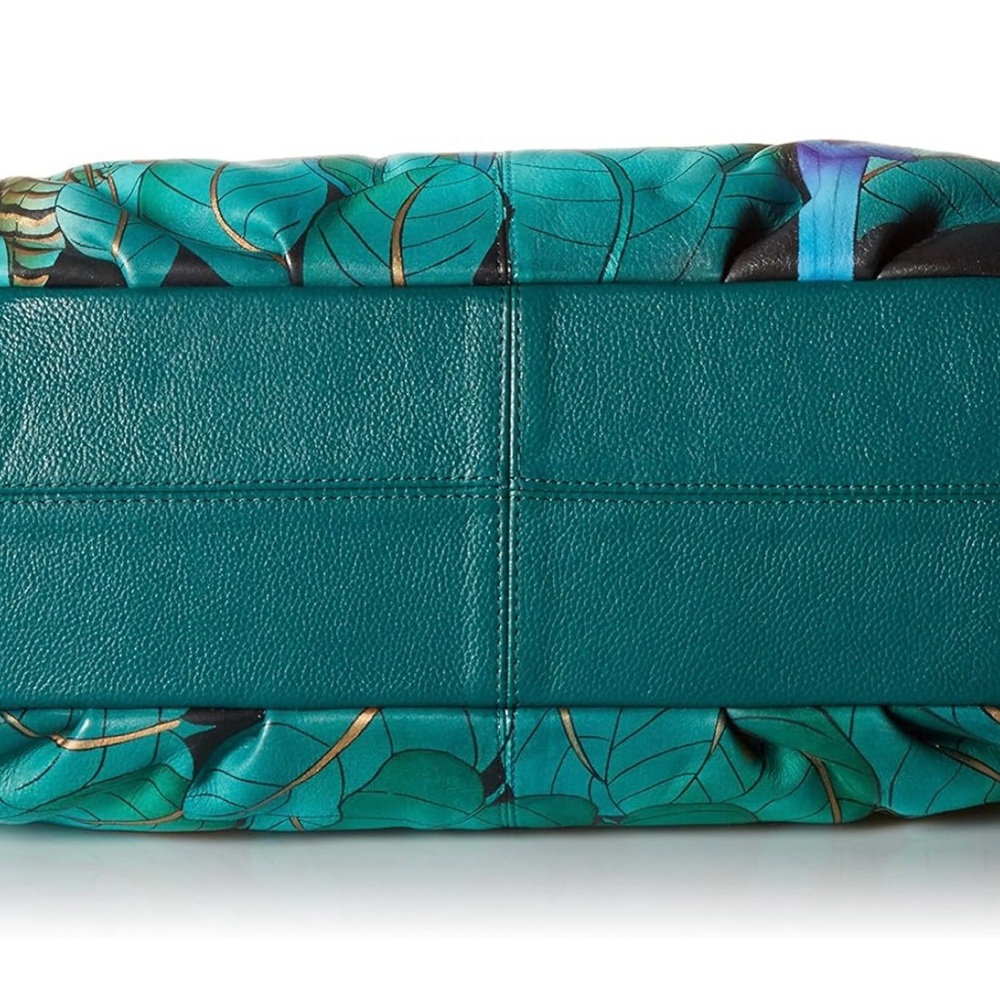 Colorful Parrot Print Women's Bag and matching wallet - Picture 8 of 11